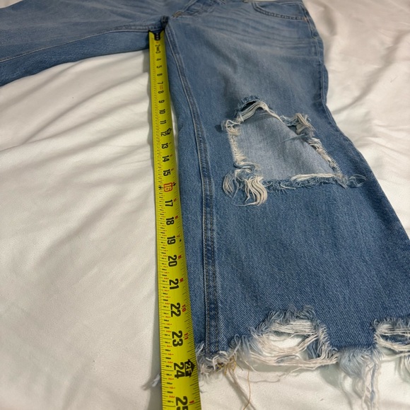 We The Free by Free People Womens Size 31 Maggie Straight Leg Mid Rise Jeans - Picture 11 of 11